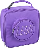 Vista 43 de LEGO Lunch Bag, Durable and Insulated, with Mesh Pouch and Zip Compartment, Perfect for On-the-Go Meals, Blue