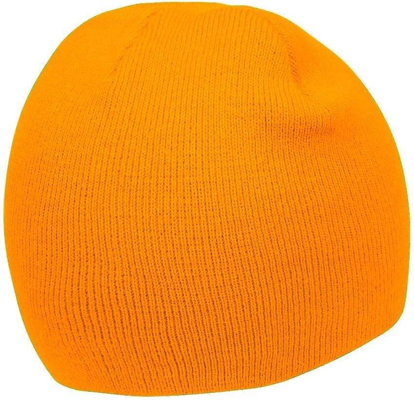 TOP HEADWEAR Dozen Short Skull Cap Cuffless Beanies - 12 Pieces