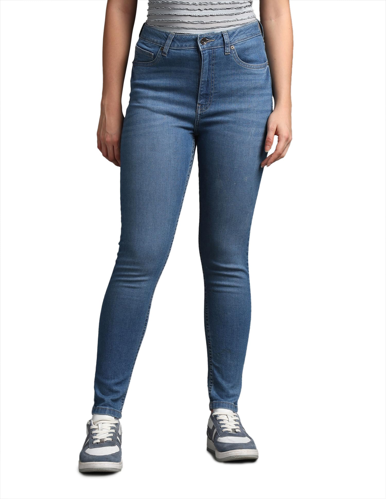 Women's Super Skinny Fit Jeans| Solid | High Rise | Stretchable | Jeans for Woman-image-32