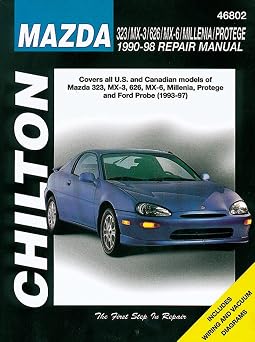 Mazda 323, MX-3, 626, Millenia, and Protege, 1990-98 Haynes Repair Manuals