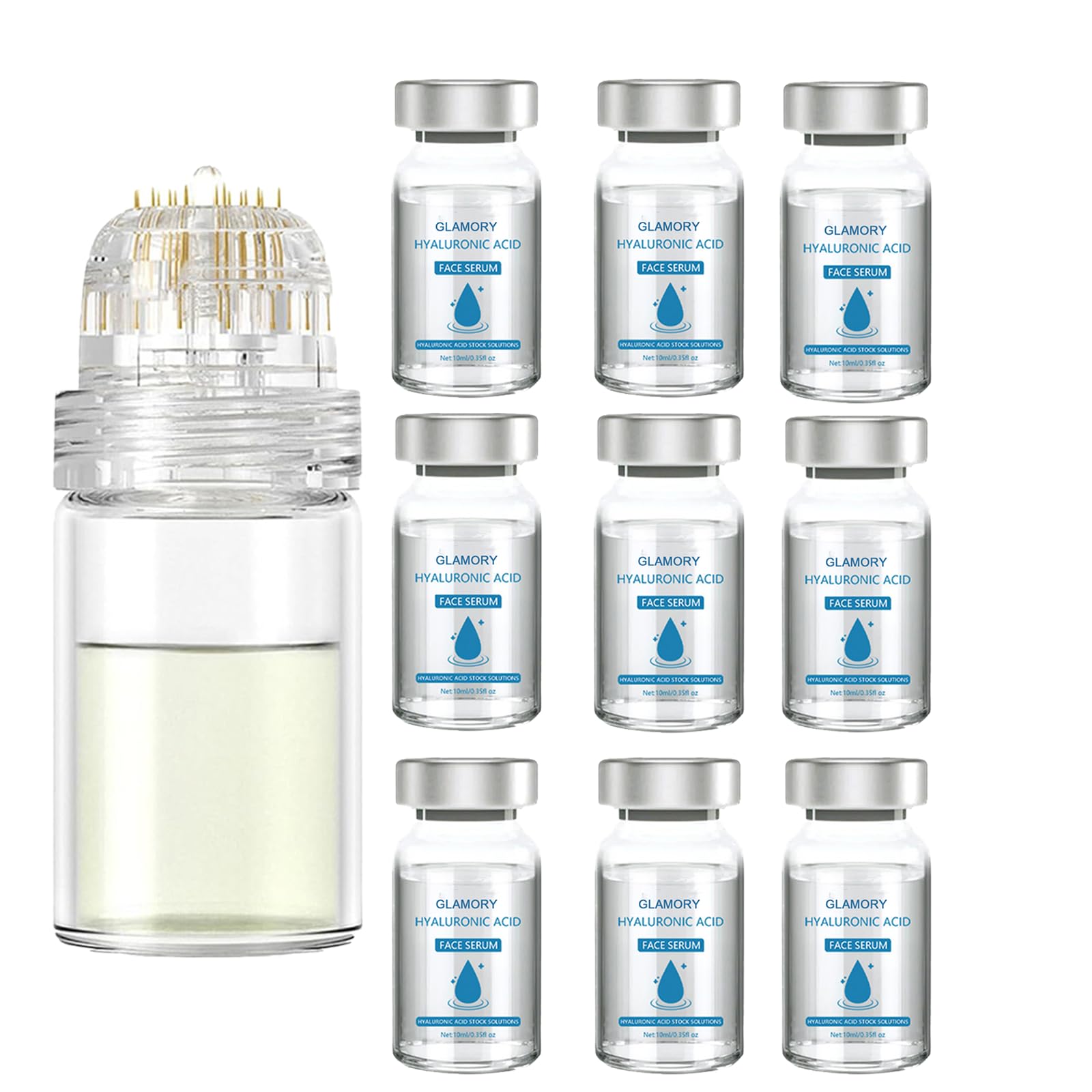 Glamory,glamory micro infusion system for face,micro infusion system for lips,Keep your beauty (9PCS)