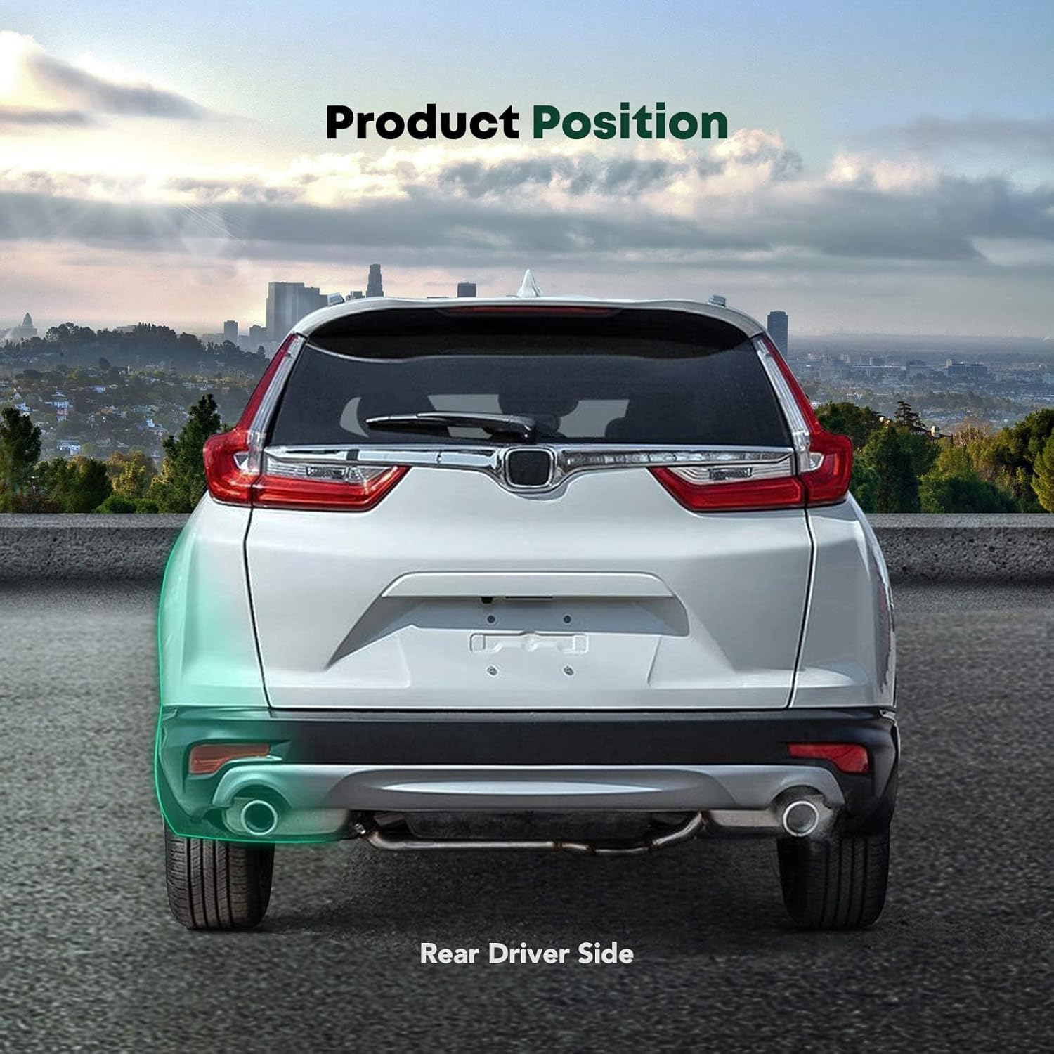 YHTAUTO Rear Left Driver Side Bumper Retainer Compatible with Toyota Venza 2009-2016, Bumper Bracket