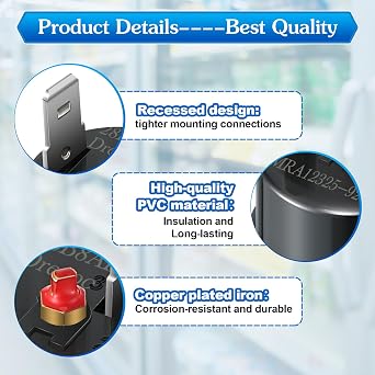 Dreyoo 2 Pcs Refrigerator Compressor Overload Protector Compatible with 6750CL0001D/LG and Kenmore Refrigerators Compressor Thermistor Assembly Parts
