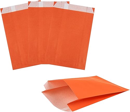 Miniatura 32 de Restaurantware -Bag Tek - Bolsas de aperitivos de 4.9 x 3 x 8.7 pulgadas, 100 bolsas de papas fritas a prueba de grasa, duraderas, bolsas de papel