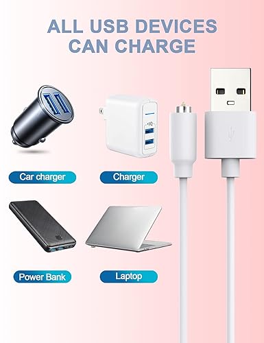 Miniatura 6 de Bicmice Cable de carga de repuesto magnético USB DC - Paquete de 2