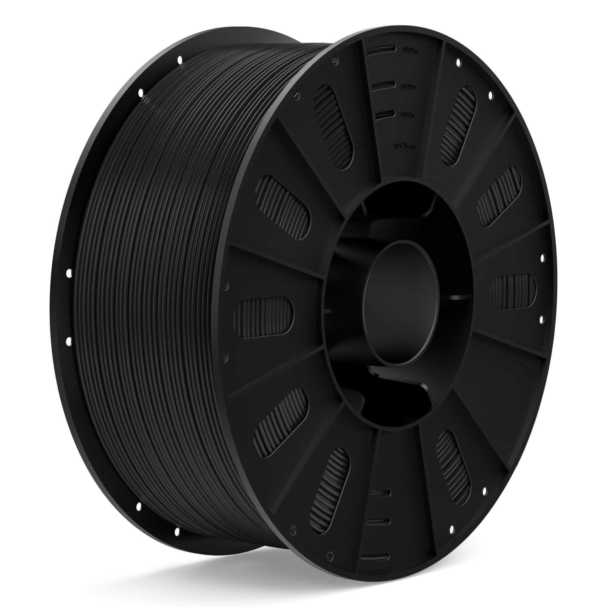 ELEGOO PLA+ Filament 1.75mm Black 3KG, High Toughness PLA Plus 3D Printer Filament Dimensional Accuracy +/- 0.02mm, 3kg Large Spool(6.6lbs) for Most FDM 3D Printers