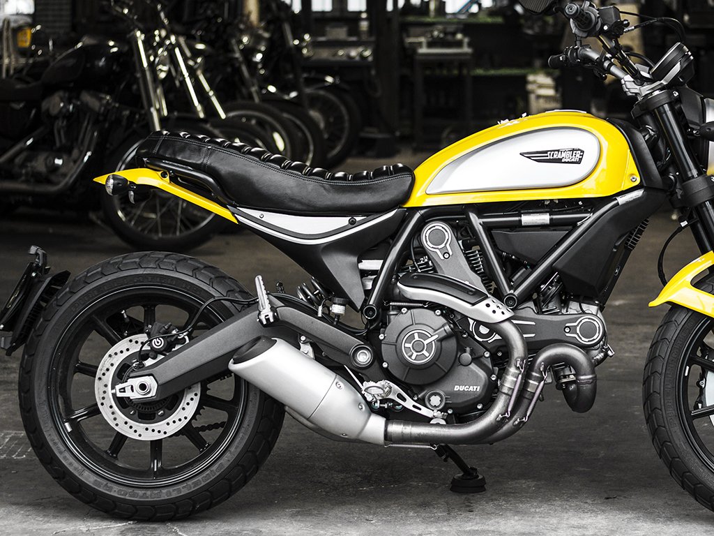 Amazon | MOTOR ROCK Ducati Scrambler用 本革シート ブラック MR