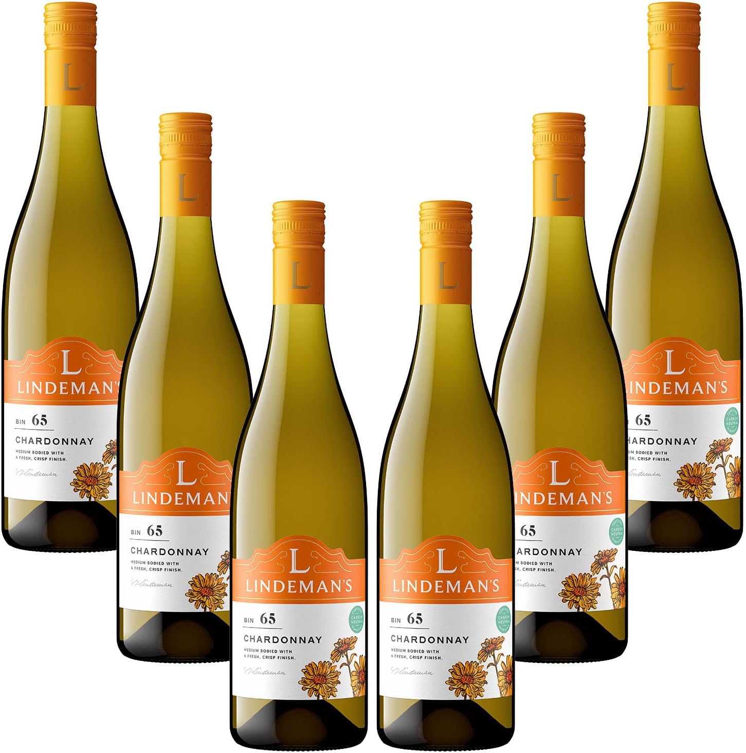Lindeman's Chardonnay White Wine Case from South Eastern Australia (6 x 75cl Bottles)