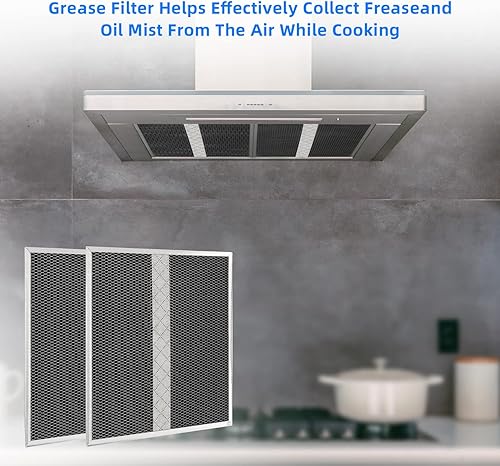Miniatura 4 de HPF30 - Kit de filtros de carbón sin conductos para campana extractora, para modelos Broan de doble filtro S97020466 compatible con filtros XC de la