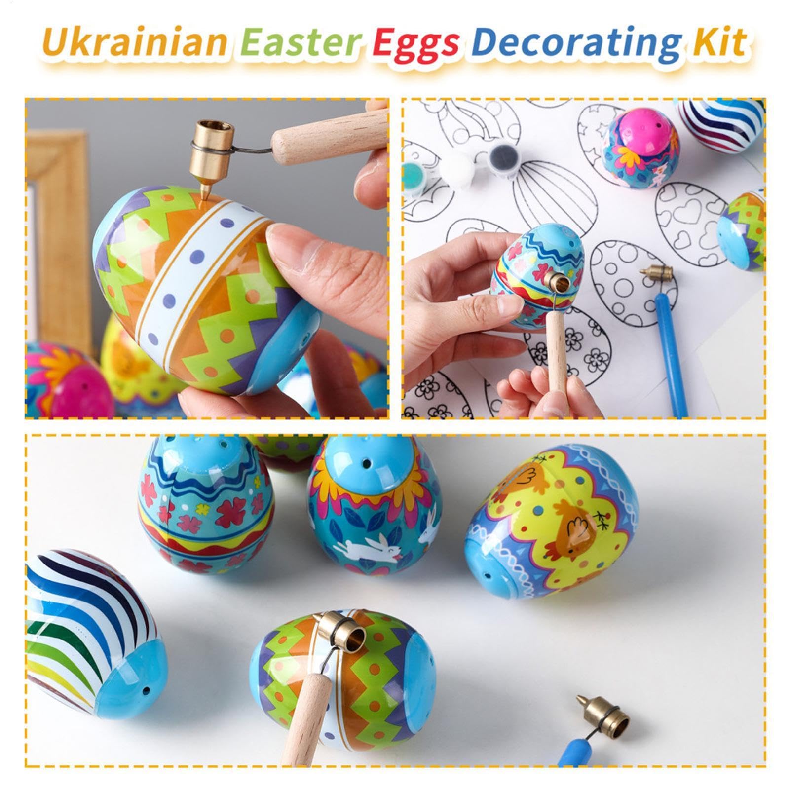 Heißwachs-Stifte zum Dekorieren von Eiern, Ostereier-Dekoration, Pysanky-Werkzeug, Ostereier-Bastelflüssigkeitsschreiber, Präzisionsausbesserungsfarbe zum Zeichnen von Linien