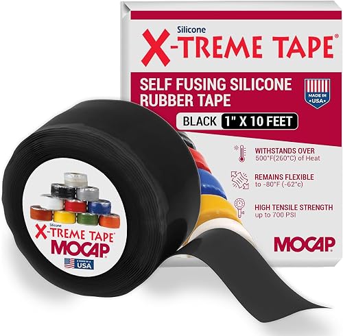 X-Treme Tape Self Fusing Silicone Tape - 1 Inch x 10 Ft Roll…
