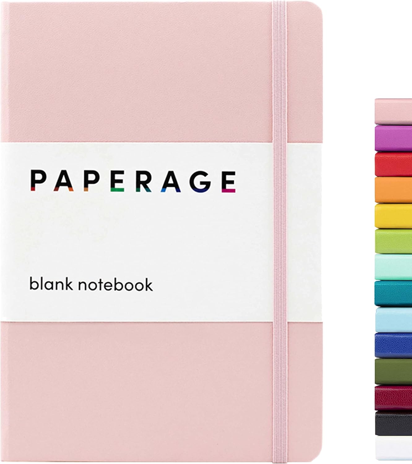 PAPERAGE Blank Journal Notebook, (Blush), 160 Pages
