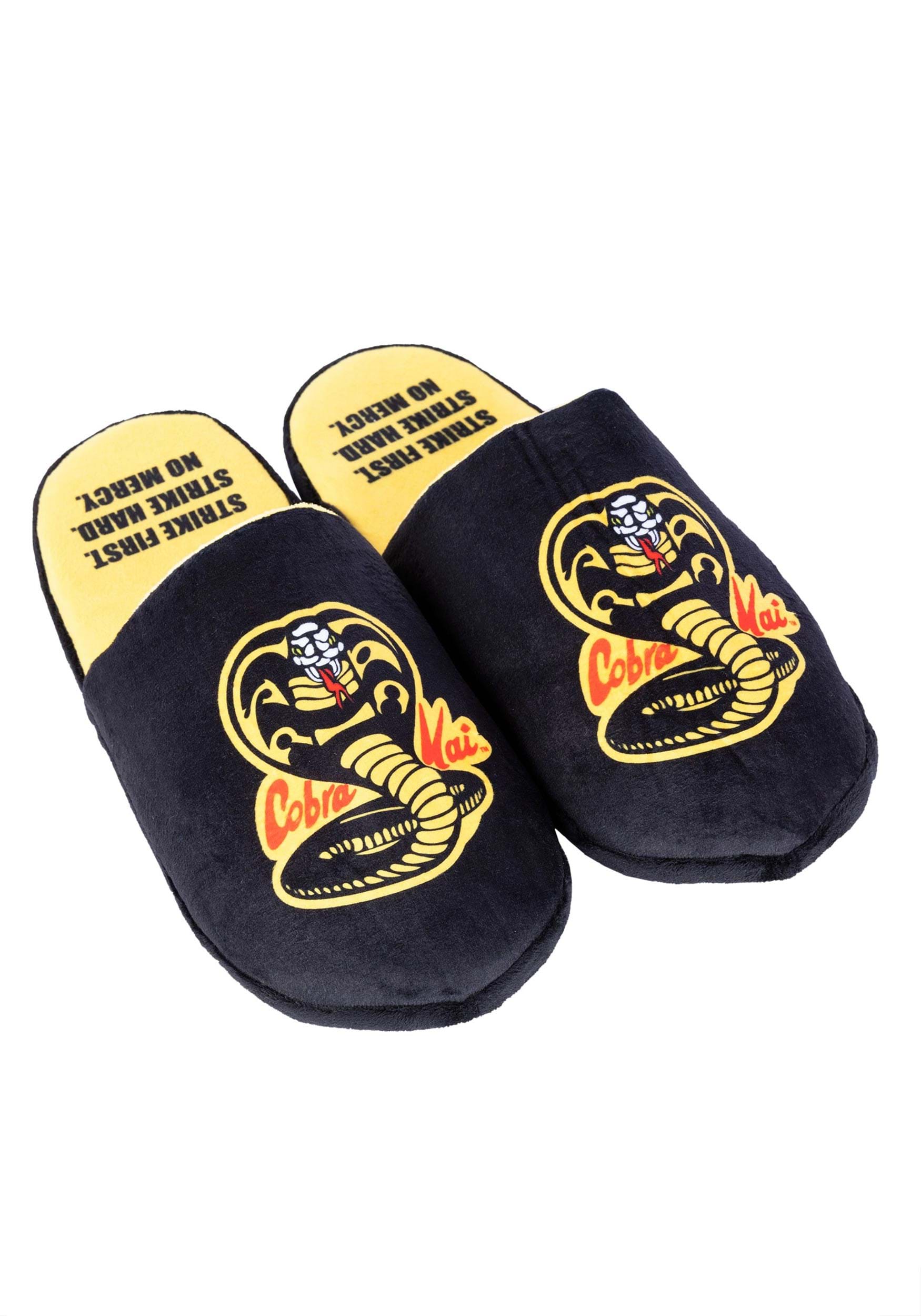 Champion Men’s Cobra Kai Slides/Slippers/Sandals | Yellow/Black/Red | Size 9 Champion Men main image 2