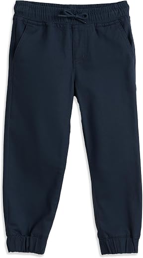 Amazon Brand - Symbol Boy's Cotton Strechable Jogger | Elasticated Waistband and Cuff | Age 2-14 Years