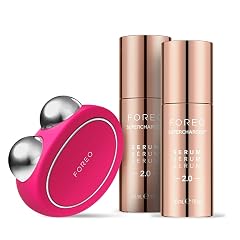 FOREO Age-Defying Bear Bundle - Bear Microcurrent Facial Device 2 x Conductive Serum 1 fl oz - Anti