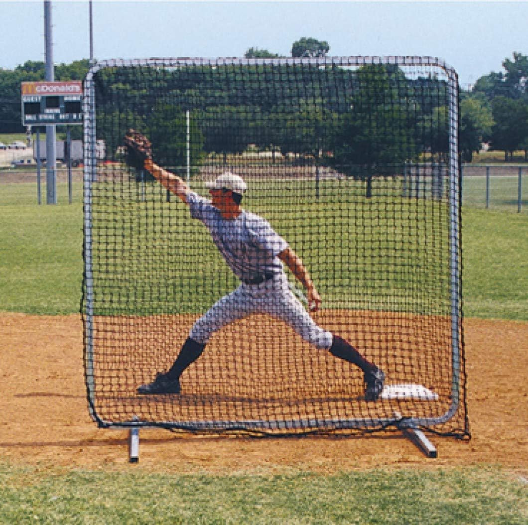 TAG TBPN600 野球用保護スクリーン 7フィート×7フィート ベースとファンゴの保護に最適