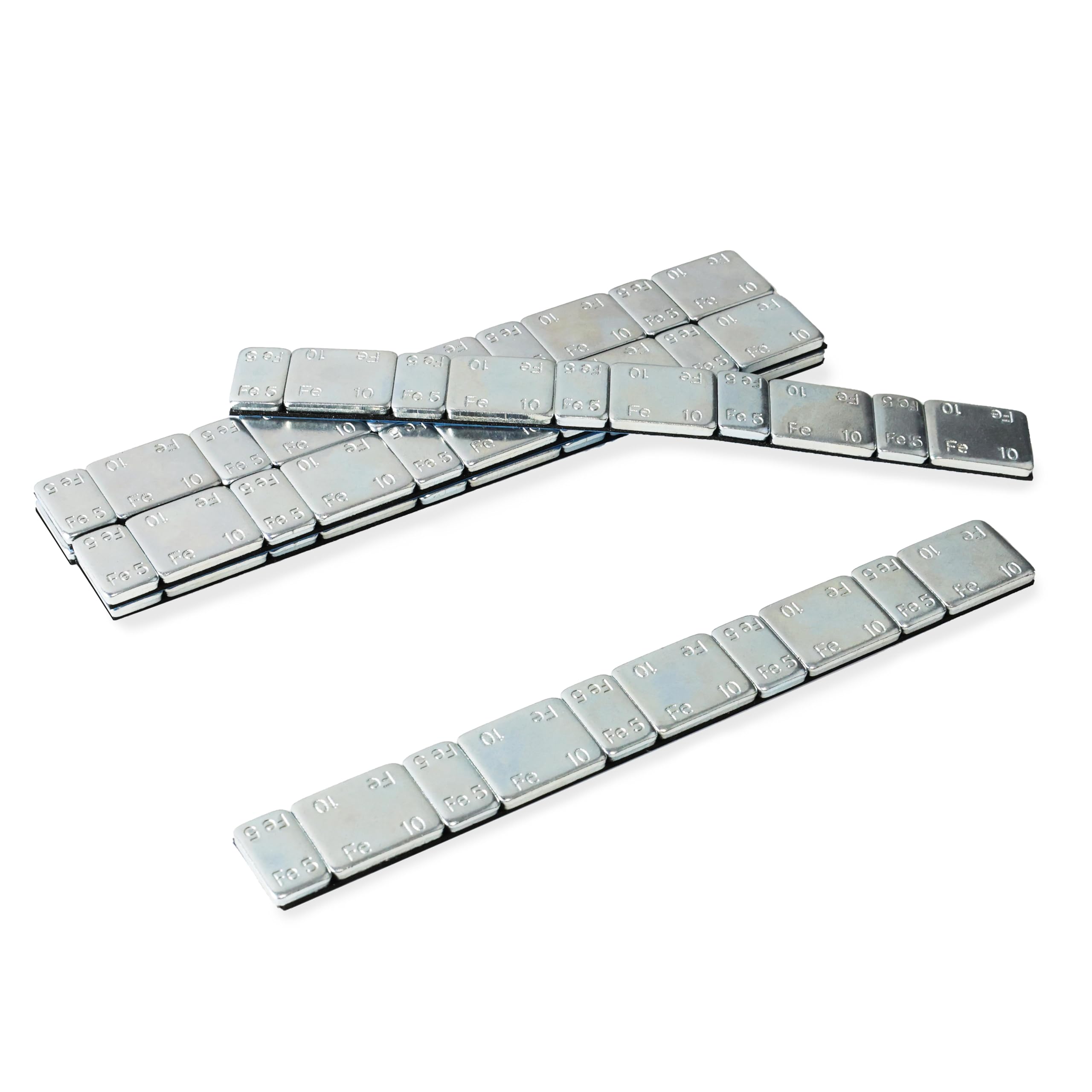 WW-15RS60 Pesi per Equilibratura Pneumatici,60 Pezzi (10g+5g) x5 Zincati Camion 'Automobile Pneumatico Ruota di Bilanciamento Strisce