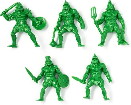 Creature Mini Action Figure Playset Gladiators 2 Fantasy Figures XL 1/32nd Scale DND 5 pcs Characters Accessories RPGs