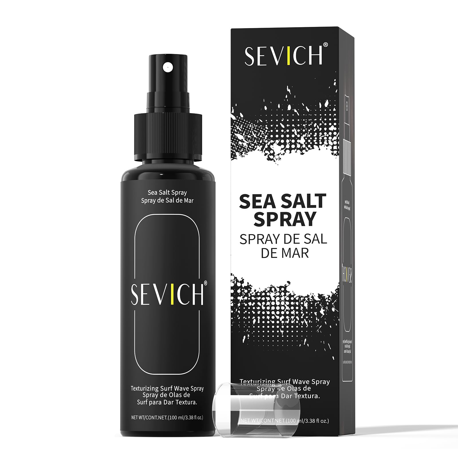 SEVICH Sea Salt Texturizing Spray 100ml - Strong Hold Beach Waves Volumizing Enhances Natural Curl Wave Matte Finish