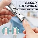 Stainless Steel Nail Clipper for Thick Nails, Professional Nail Cutter for Men and Adults, Wide Opening Design for Easy Trimming, Portable Nail Clipper for Travel Grooming gallery image