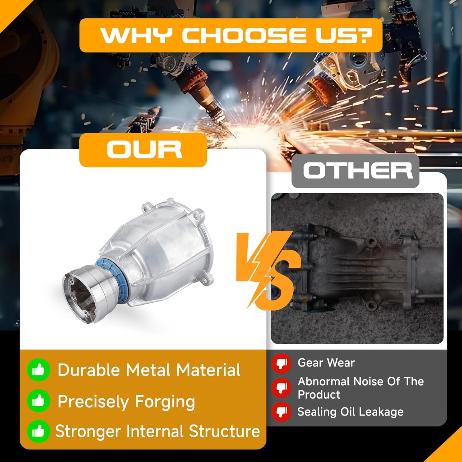 CV6Z4A232A Rear Differential Viscous Coupler Coupling Fit for Ford Edge Escape Flex Fusion 2013-2021 for Lincoln Continental MKC MKT MKX MKZ Nautilus 2013-2020 CV6Z-4A232-A DV614K004D CV6W4000AC