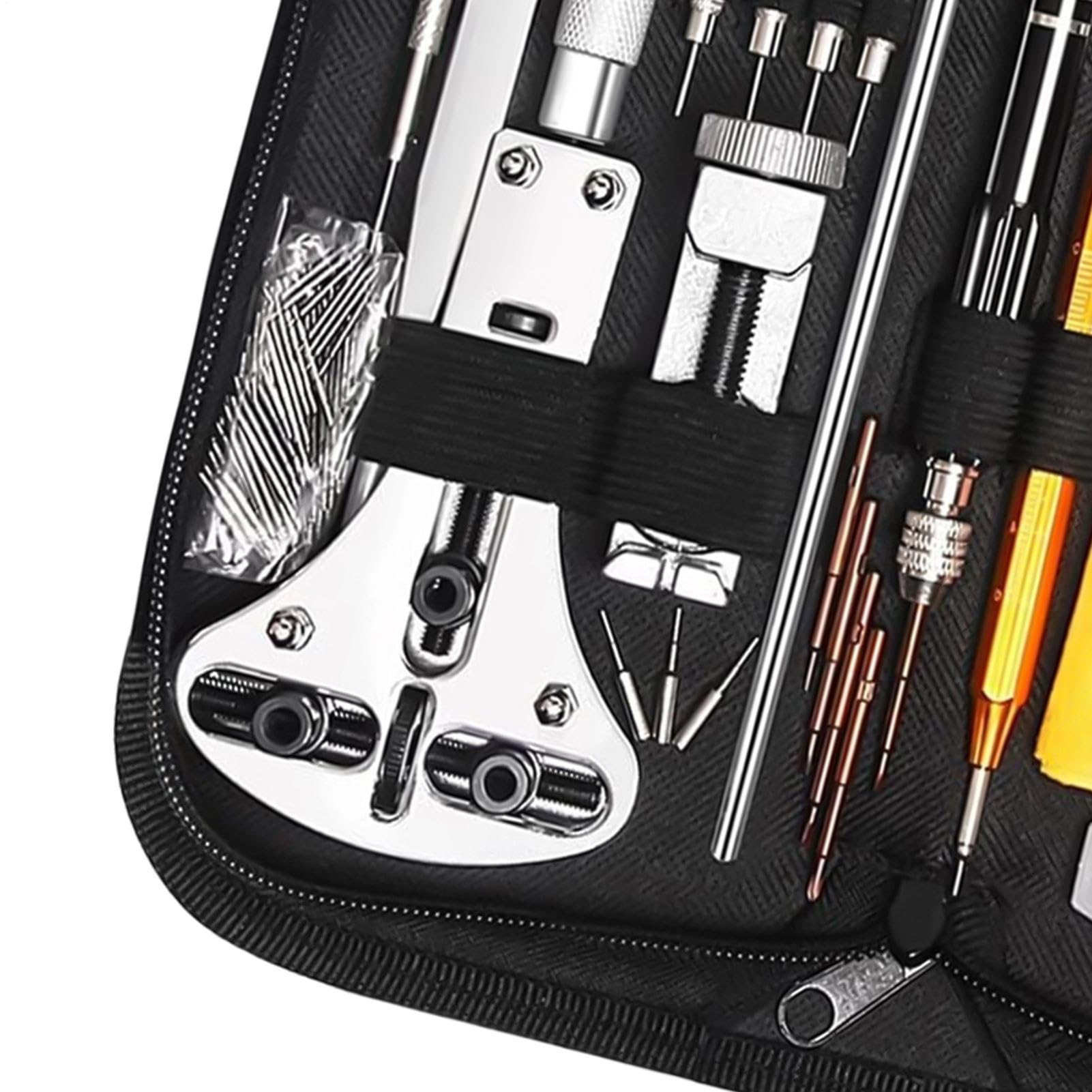 Attrezzi Riparazione Orologi Kit di Manutenzione Manuale di Precisione con | Strumento Rimozione del Fondello per Casa e Viaggio, Sostituzione Batteria, Regolazione e Smontaggio