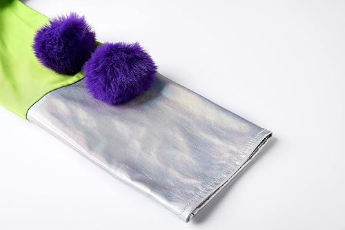 Miniatura 6 de ReliBeauty Disfraz de alienígena para niñas, disfraz de Halloween para niños pequeños