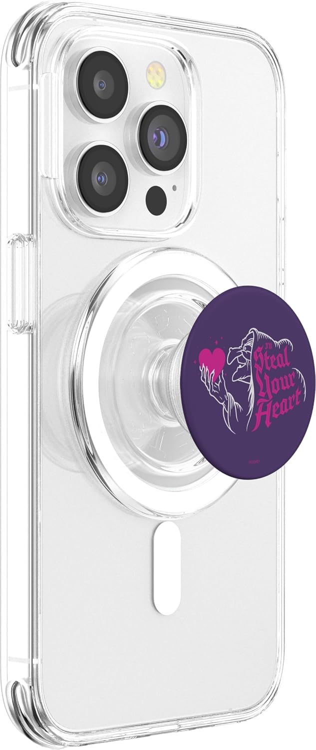 Disney Villains Evil Queen Steal Your Heart Valentine's Day PopSockets MagSafe PopGrip for iPhone