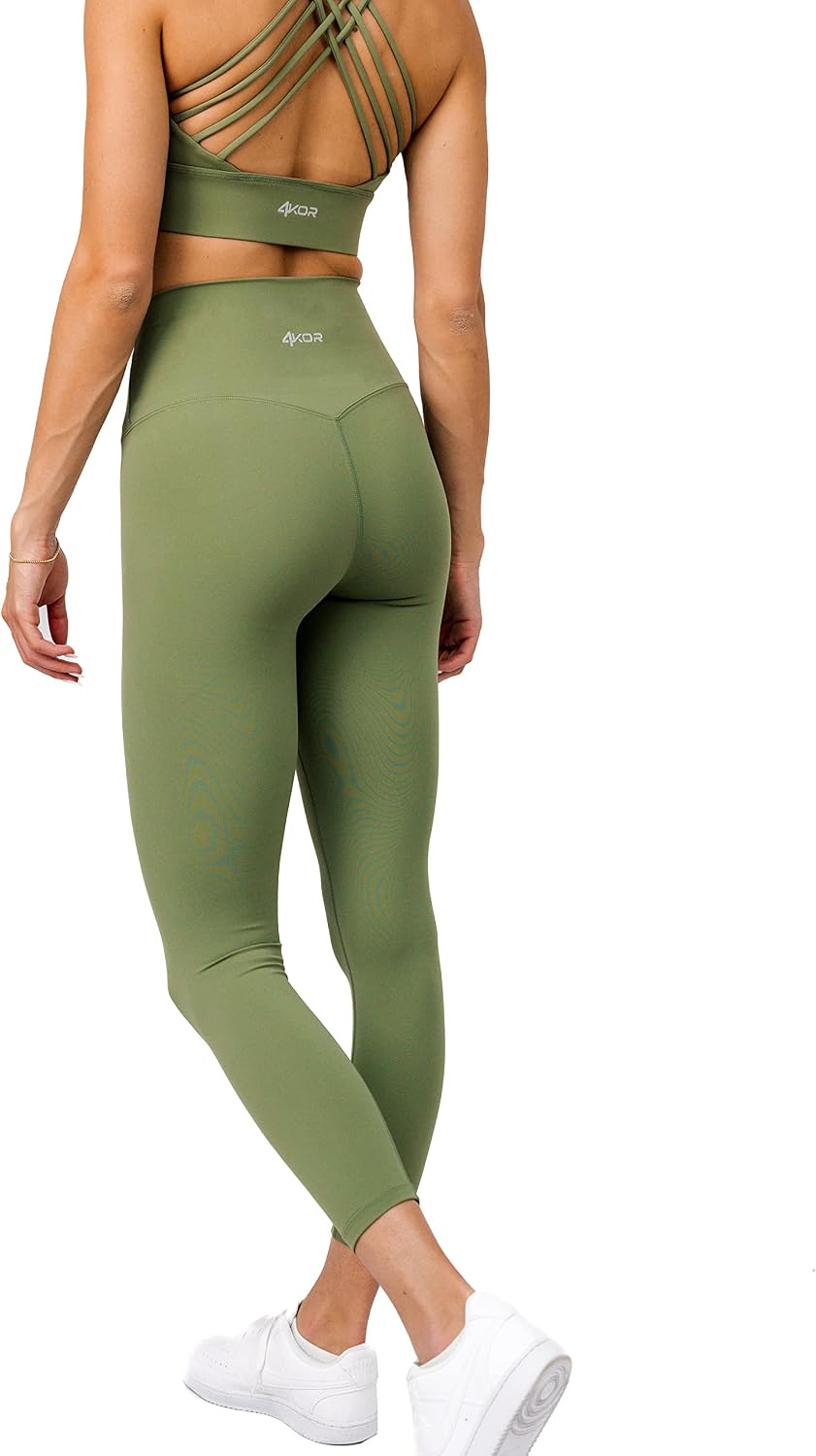 4KOR Fitness Leggings for Women, Seamless Front Workout Pants - Buttery Soft Yoga Pants for Women