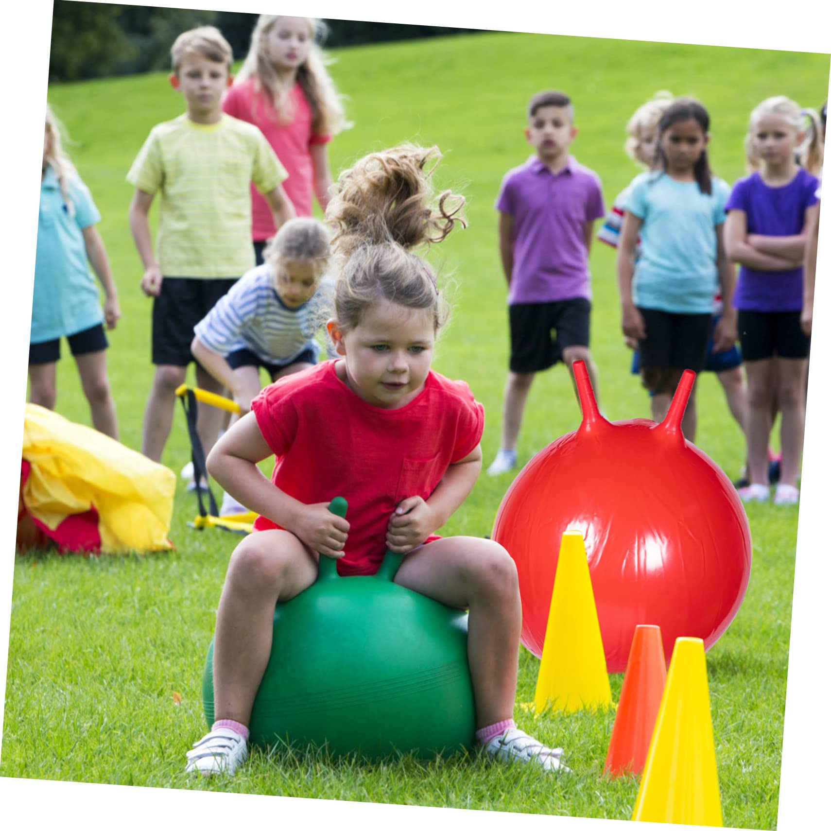 SUPVOX Inflatable Sheep Horn Bouncing Balls for Boys and Girls for Boys and Girls Wear-Resistant