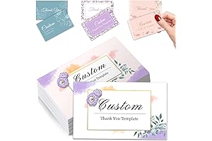 Customized Thank You Cards for Personal and Professional Gratitude Expression