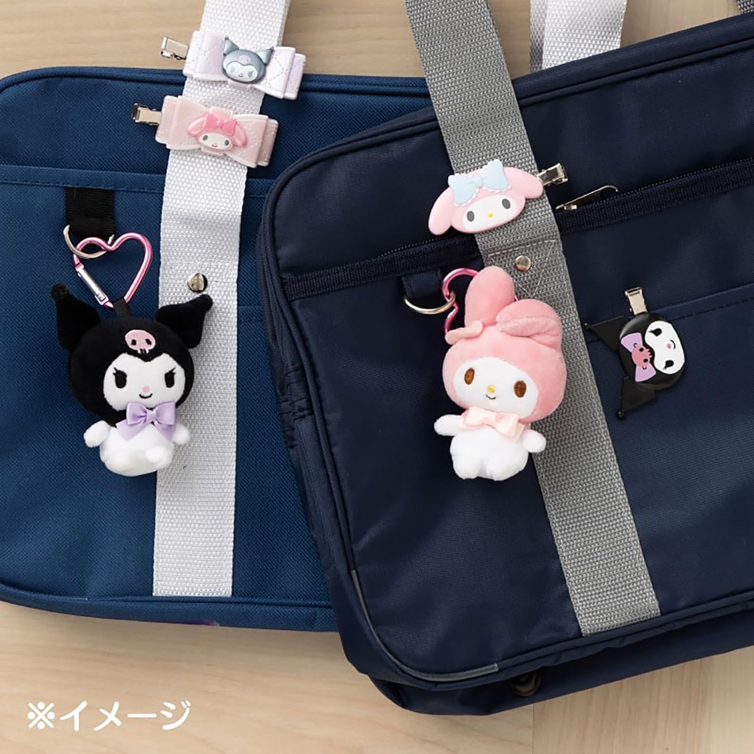 Sanrio 660868 Charmy Kitty Bangs Clip, ABS Resin, Right and Left Facing Set, Makeup, Facial Cleansing, Desk Work, Ages 3 and Up