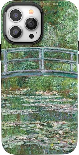Casely Funda para iPhone 13 Pro Max  Monet's Bridge  The Met Museum  Funda audaz compatible con MagSafe