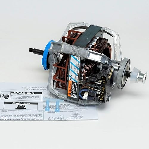 Motor de secadora WP279827 para Whirlpool Roper Kenmore 3395652, W10366770, W10396029
