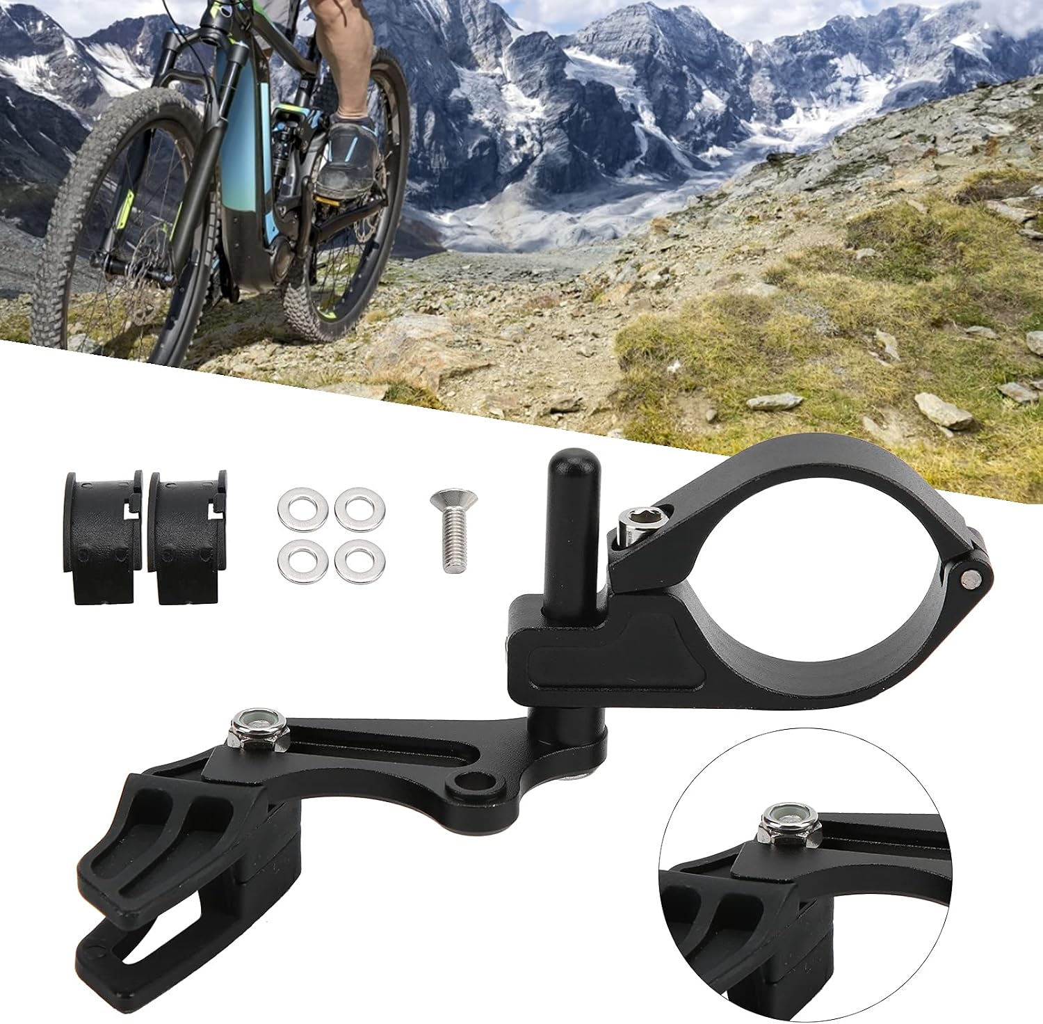 Pilipane Chain Guide Aluminium Alloy Chain Guide Direct Mount Chainring Guard, Chain Guide Protector Tooth Chain Stabilizer Bikes Accessory