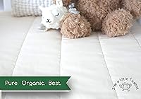 Vista 3 de I'm A Little Teapot Pack and Play - Protector de colchón de algodón orgánico para cuna, funda de colchón impermeable para cuna de bebé, súper suave