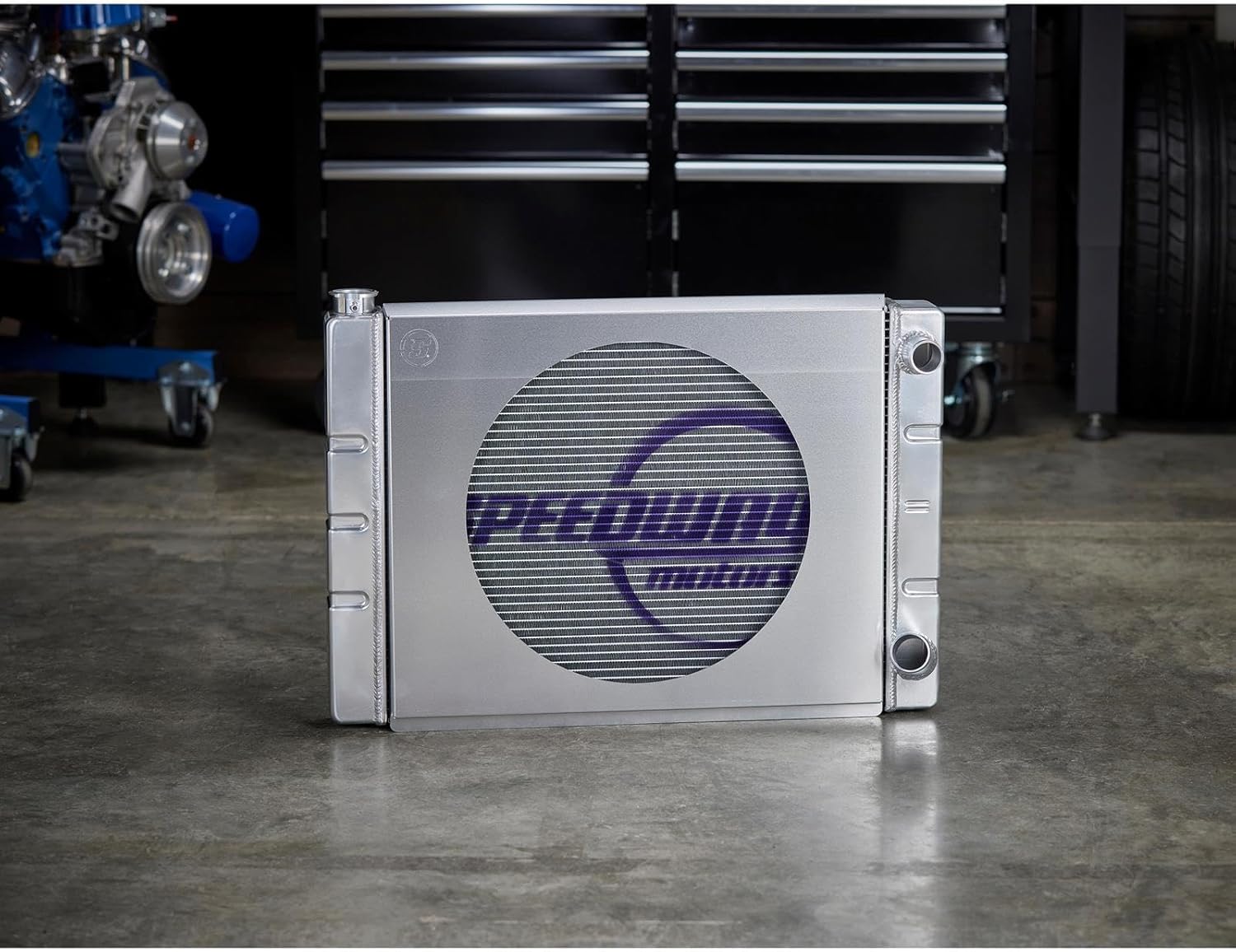 Aluminum Fan Shroud For Speedway Motors Radiators, Single Fan, 31