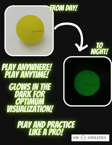 Miniatura 4 de Bolas que brillan en la oscuridad para juego de red redonda, bolas de repuesto iluminadas, funcionan para todos los juegos de red redonda (paquete