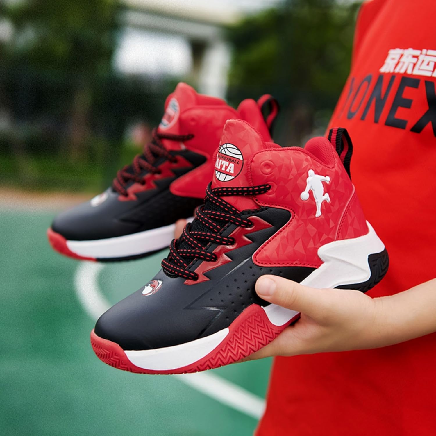 New Anti Slip and wear-Resistant Children's Basketball Shoes