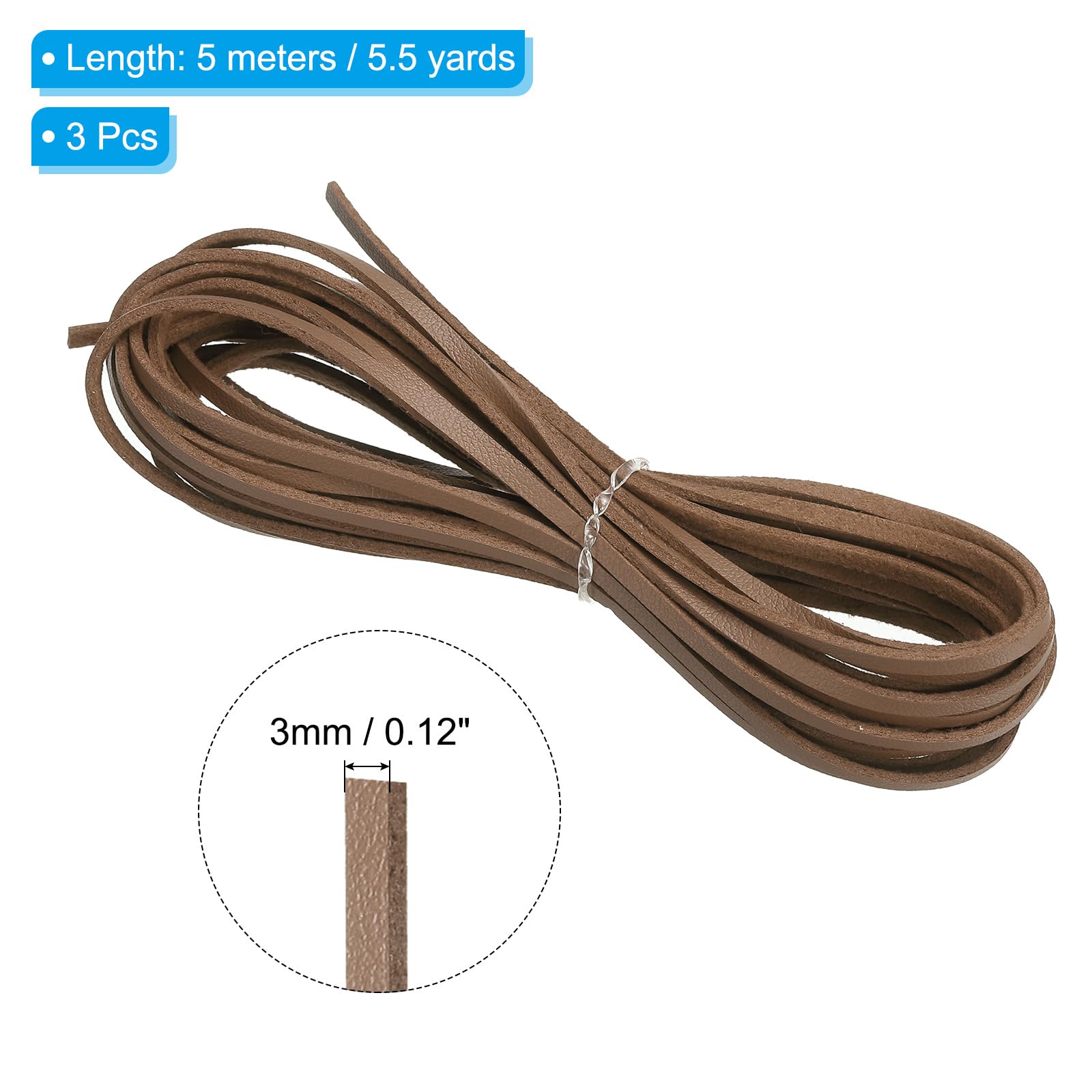 PATIKIL Faux Suede Leather Cord - Image 2