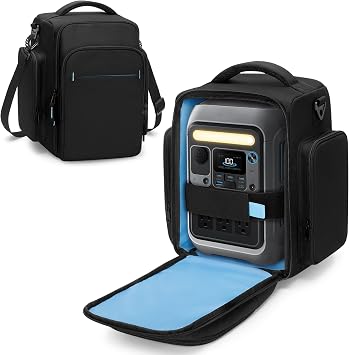 Trunab Travel Case Compatible with Anker SOLIX C300 Portable Power Station Outdoor, Solar Generator Storage Bag with Many Pockets, for Camping, Traveling, and Emergencies