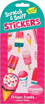 Peaceable Kingdom Strawberry Scented Scratch and Sniff Stickers, Frozen Treats