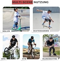 LeapBeast Kerékpár Sisak, M-es méret Szellőztetett Könnyű Biztonságos Gördeszka BMX Roller Gyerek Felnőtt 6