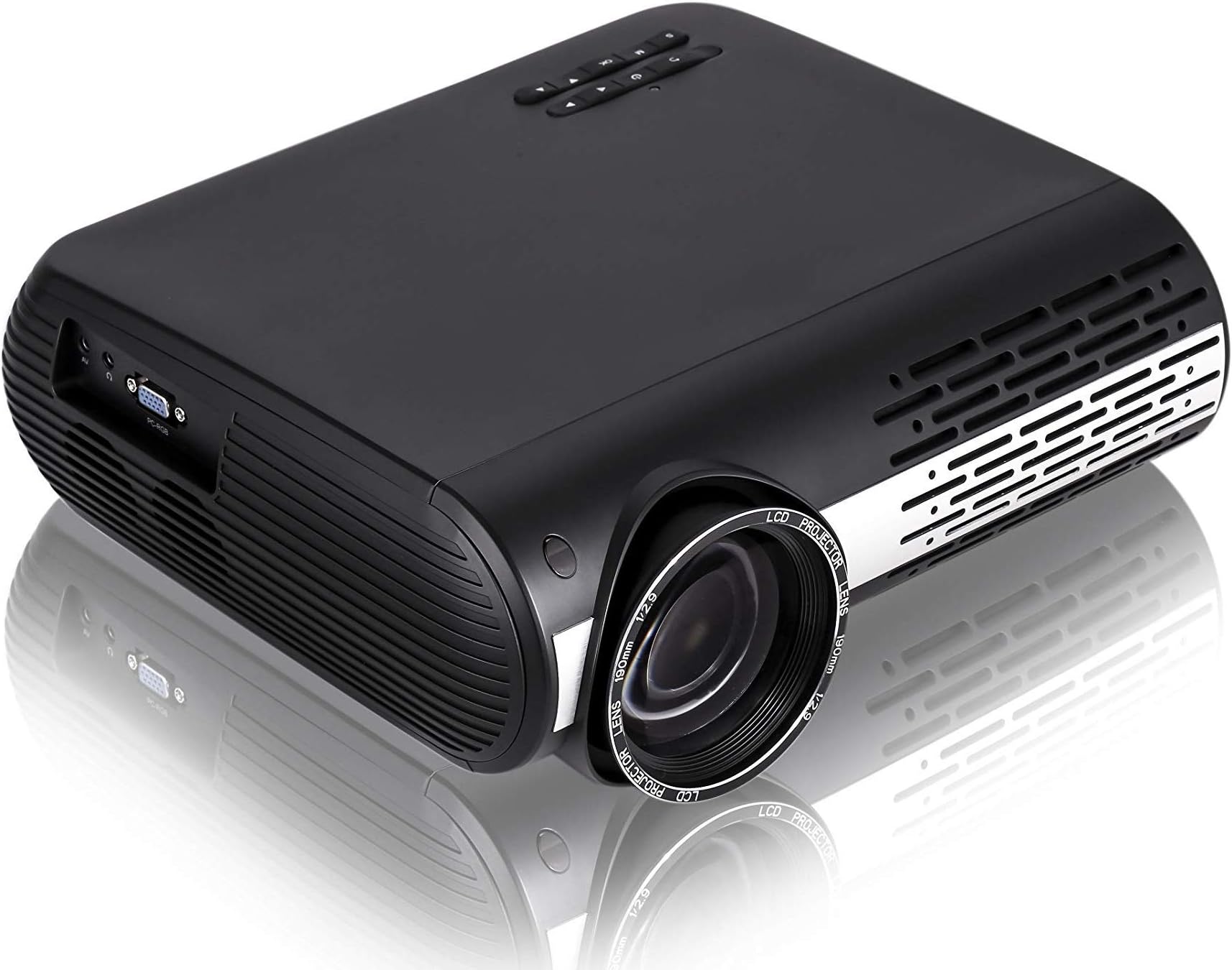 Dinshi WiFi Android Full HD 1080P 4200 Lumen (HDMI/USB/VGA/AV) 200 Screen Size DINSHI MAXX Android Black Projector