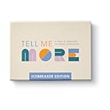 Compendium Tell Me More: Icebreaker Edition – A Conversation-Starter Game of 52 Questions to Deepen Connections