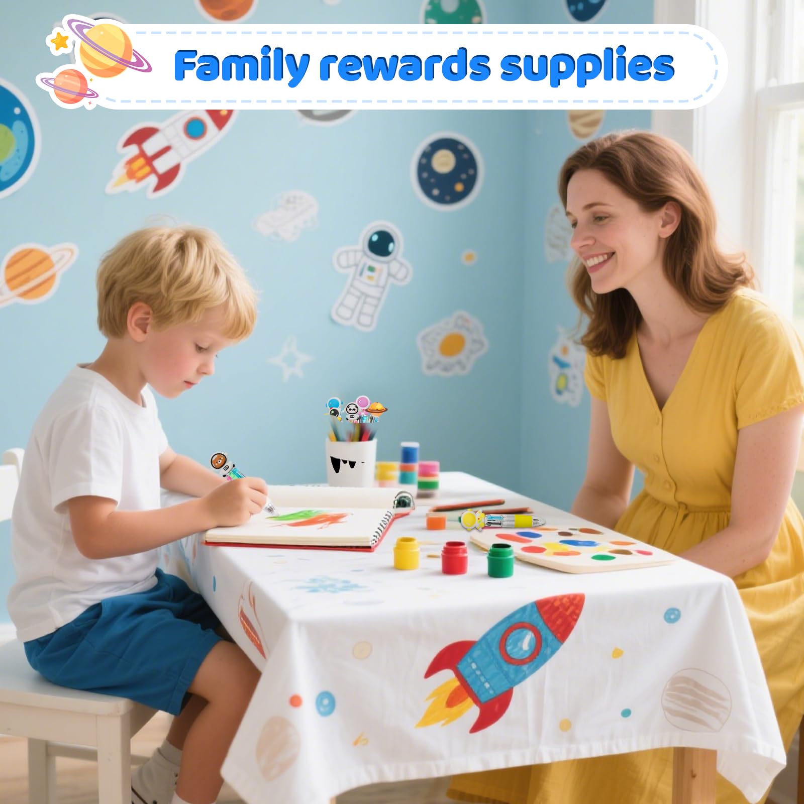 30 mini penne multicolori in uno, 4 in 1, graziose penne per bambini, penne a sfera per compleanni e feste per bambini, regali divertenti a inchiostro assortito (spazio)