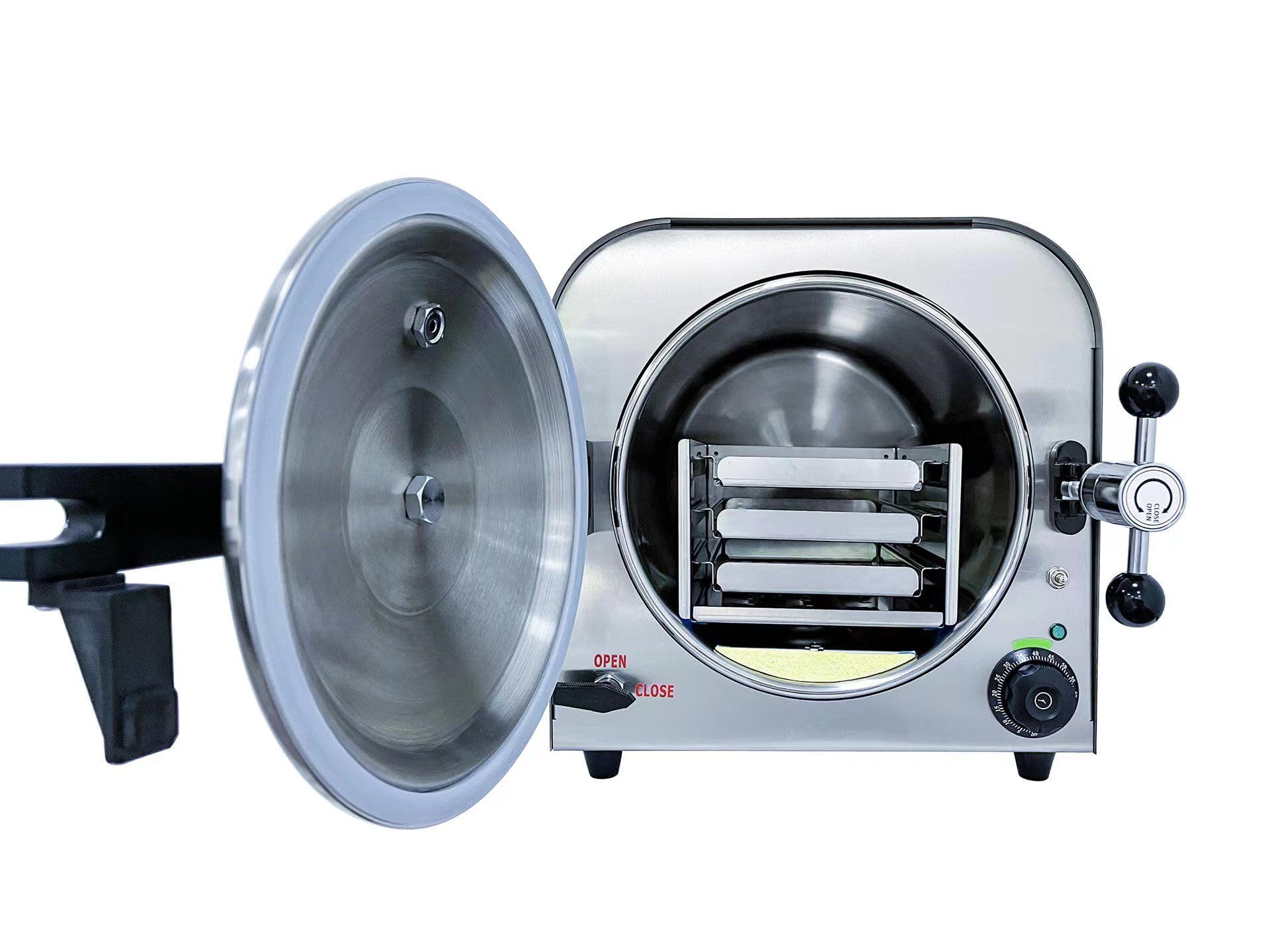 KANBUN Esterilizadores de Autoclave, máquina de Autoclave de Laboratorio 14L, esterilizante de esterilizador de 900 W esterilizadores de esterilización Autoclave, esterilizadores de Autoclave para