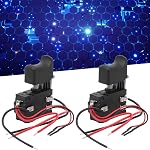 2pcs Power Tool Trigger Switch, Universal Speed Control Button Electric Angle Grinder Accessory for Power Tools Hand Electric Drill
