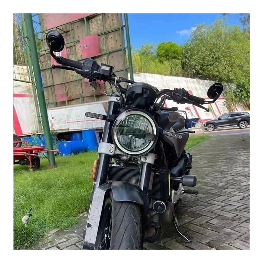 Rétroviseurs D'extrémité De Barre De Moto, Pointe De Guidon pour R&oyal Enfield Meteor Classic 350 500 Interceptor 650 Rétroviseurs Moto