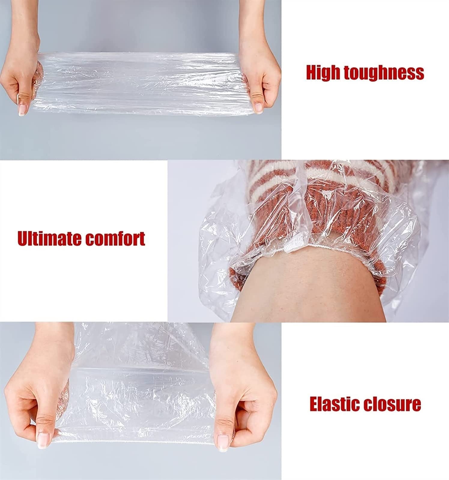 Manchons jetables, Manchettes jetables, Protections pour Manchettes, Utilisation pour Peinture/réparation/Nettoyage/Tatouage/douches